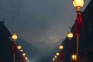 节气餐桌上摆盘整齐的四道时令菜画面